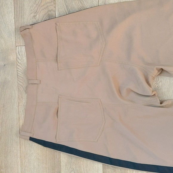 Gabrielle Union Collection womens Harem Pant brown black stripe M - Picture 8 of 9